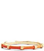 Anabel Aram Gold Bamboo Enameled Hinge Bangle Bracelet - Image 2
