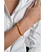 Anabel Aram Gold Bamboo Enameled Hinge Bangle Bracelet - Image 5
