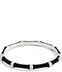 Anabel Aram Bamboo Enameled Hinge Bangle Bracelet - Image 6