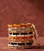 Anabel Aram Bamboo Enameled Hinge Bangle Bracelet - Image 6