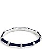 Anabel Aram Bamboo Enameled Hinge Bangle Bracelet - Image 1