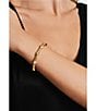 Anabel Aram Bamboo Hinged Bangle Bracelet - Image 4