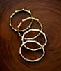 Anabel Aram Bamboo Hinged Bangle Bracelet - Image 5