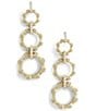 Anabel Aram Bamboo Long Chain Drop Earrings - Image 1