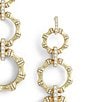 Anabel Aram Bamboo Long Chain Drop Earrings - Image 3