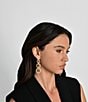 Anabel Aram Bamboo Long Chain Drop Earrings - Image 5