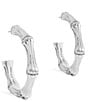 Anabel Aram Bamboo Medium Hoop Earrings - Image 1