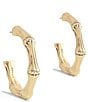 Anabel Aram Bamboo Medium Hoop Earrings - Image 1