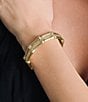 Anabel Aram Bamboo Stacked Hinge Bangle Bracelet - Image 4