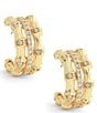 Anabel Aram Bamboo Stacked Hoop Earrings - Image 1