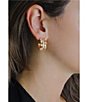 Anabel Aram Bamboo Stacked Hoop Earrings - Image 5