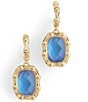 Anabel Aram Bamboo Stone Drop Earrings - Image 5