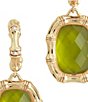 Anabel Aram Bamboo Stone Drop Earrings - Image 3