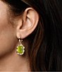 Anabel Aram Bamboo Stone Drop Earrings - Image 4