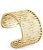 Anabel Aram Bamboo Wide Cuff Bracelet - Image 2