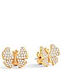Anabel Aram Butterfly Pave Stud Earrings - Image 2