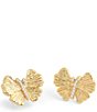 Anabel Aram Butterfly Stud Gold Earrings - Image 2