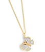 Anabel Aram Butterfly Rhinestone Pave Small Pendant Necklace - Image 3