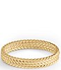Anabel Aram Cheval Braid Thick Hinge Bangle Bracelet - Image 1