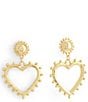 Anabel Aram Heart Drop Earrings - Image 2