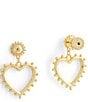 Anabel Aram Heart Drop Earrings - Image 3