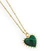 Anabel Aram Heart With Stone Short Pendant Necklace - Image 3