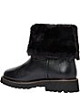 Andre Assous Ayla Leather Faux Shearling Cuff Lug Booties - Image 4