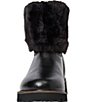 Andre Assous Ayla Leather Faux Shearling Cuff Lug Booties - Image 5