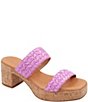 Andre Assous Cairo Raffia Platform Block Heel Slide Sandals,All Products : American Fashion Style Bags On Sale