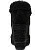 Andre Assous Charlotte Suede Faux Shearling Cuff Platform Wedge Booties - Image 3