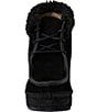 Andre Assous Charlotte Suede Faux Shearling Cuff Platform Wedge Booties - Image 5