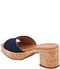 Color:Denim - Image 4 - Cypress Denim Cork Platform Slide Sandals