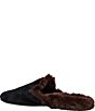 Andre Assous Daria Suede Faux Shearling Lined Pointed Toe Mules - Image 4