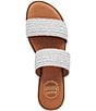 Color:Silver - Image 6 - Galia Featherweight Raffia Slide Sandals