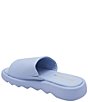 Color:Blue - Image 4 - Jessa Leather Slide Sandals