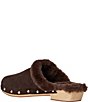 Andre Assous Jocelyn Suede Faux Shearling Lined Clogs - Image 4