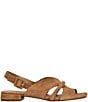 Andre Assous Journee Suede Square Toe Slingback Sandals - Image 2
