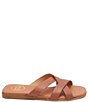 Color:Cuero - Image 2 - Koral Leather Slip-On Sandals