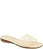 Andre Assous Nabil Caged Glitter Jelly Flat Slide Sandals - Image 1