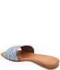 Color:Jean - Image 4 - Nahala Raffia Braided Slide Sandals