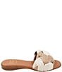 Color:White/Natural - Image 2 - Nahala Woven Slide Sandals