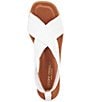 Color:White - Image 6 - Naira Stretch Raffia Featherweight Heeled Sandals