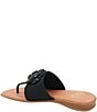 Color:Black - Image 4 - Nara Featherweight Stretch Elastic Rosette Slide Sandals