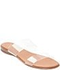 Color:Clear - Image 1 - Narice Clear Bands Slide Sandals