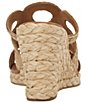Andre Assous Neena Raffia Espadrille Wedge Slide Sandals - Image 3