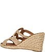 Andre Assous Neena Raffia Espadrille Wedge Slide Sandals - Image 4