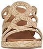 Andre Assous Neena Raffia Espadrille Wedge Slide Sandals - Image 5