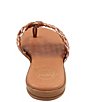 Color:Cuero Multi - Image 4 - Nice Woven Metallic Demi Wedge Sandals