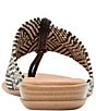 Andre Assous Nice Woven Stretch Raffia Thong Flat Sandals - Image 3