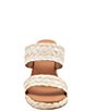 Color:Beige Multi - Image 4 - Nolita Raffia Espadrille Wedge Slide Sandals